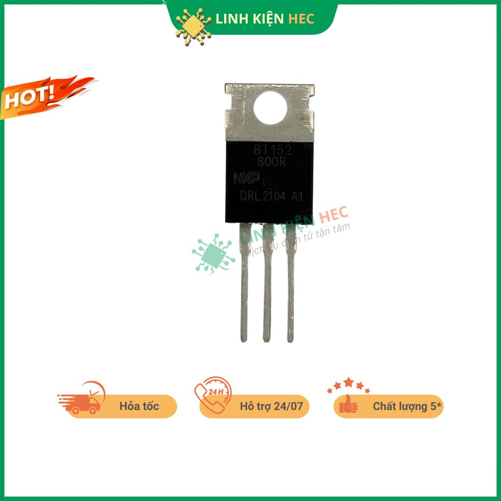 Triac BT131/BT134/BT136/BT138/BT152 chính hãng linh kiện hec