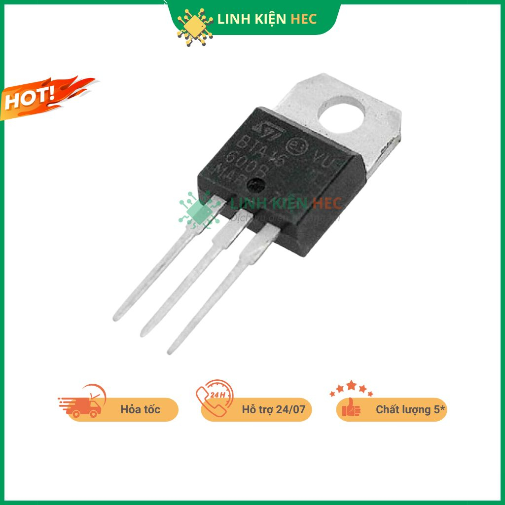 Triac BT131/BT134/BT136/BT138/BT152 chính hãng linh kiện hec