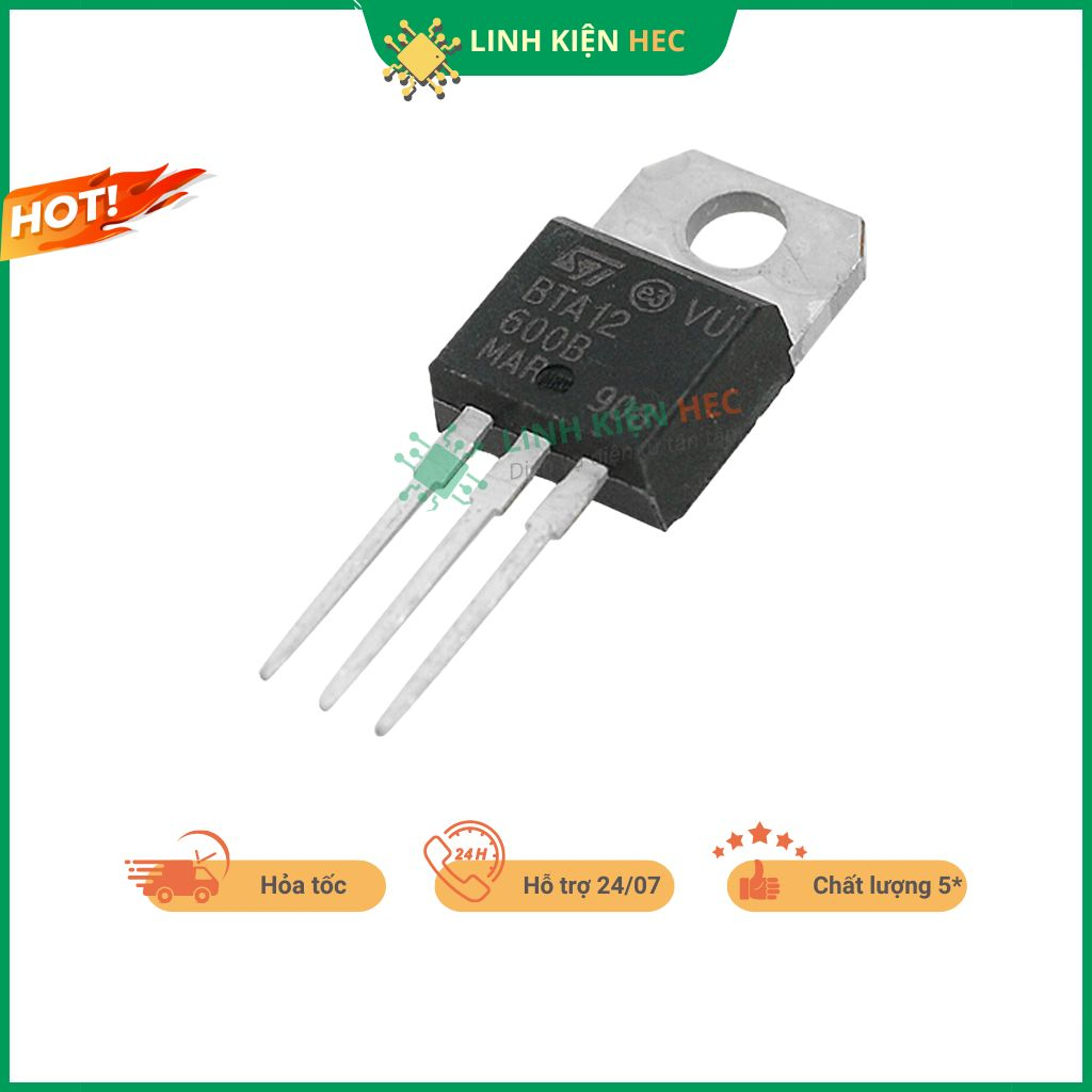 Triac BT131/BT134/BT136/BT138/BT152 chính hãng linh kiện hec