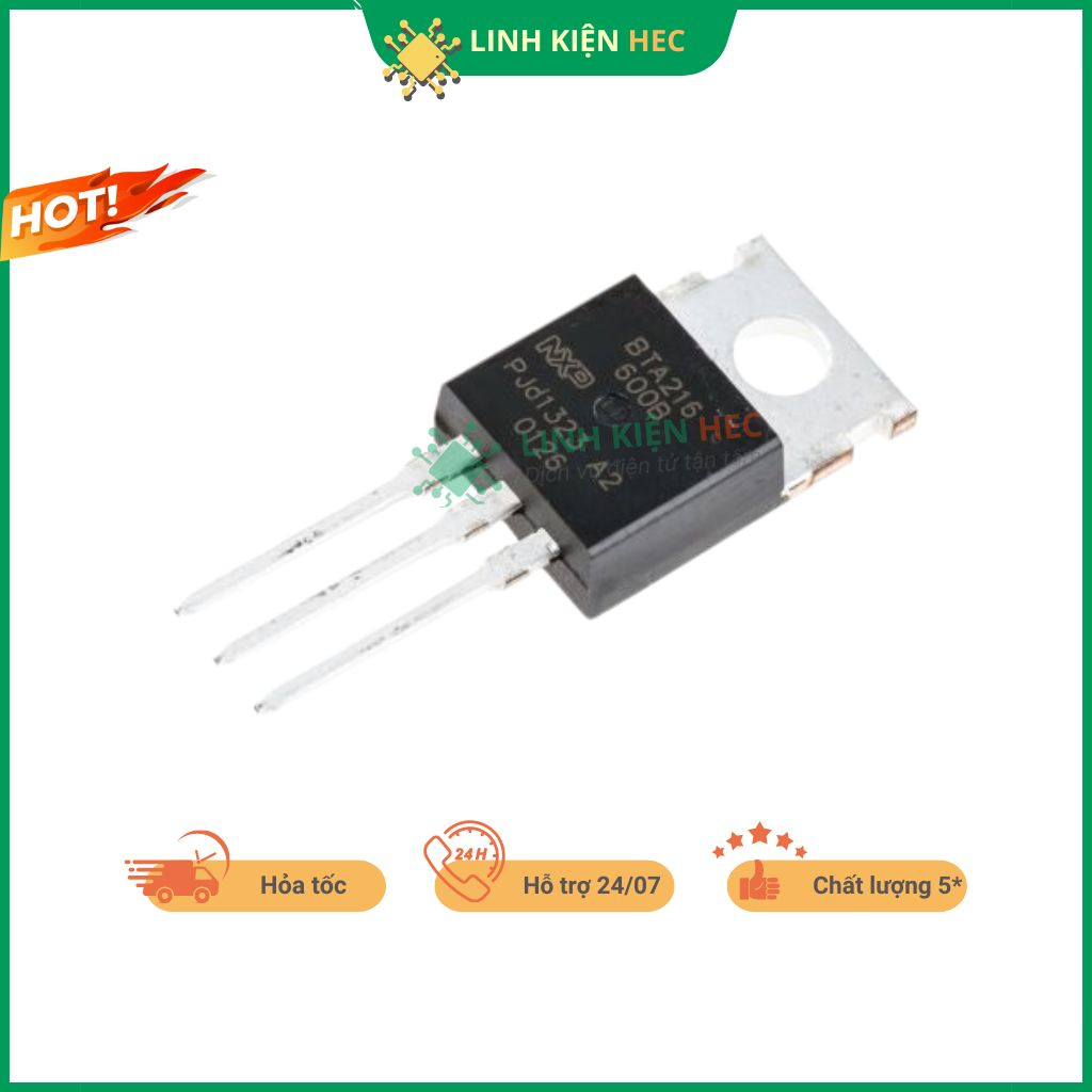 Triac BT131/BT134/BT136/BT138/BT152 chính hãng linh kiện hec
