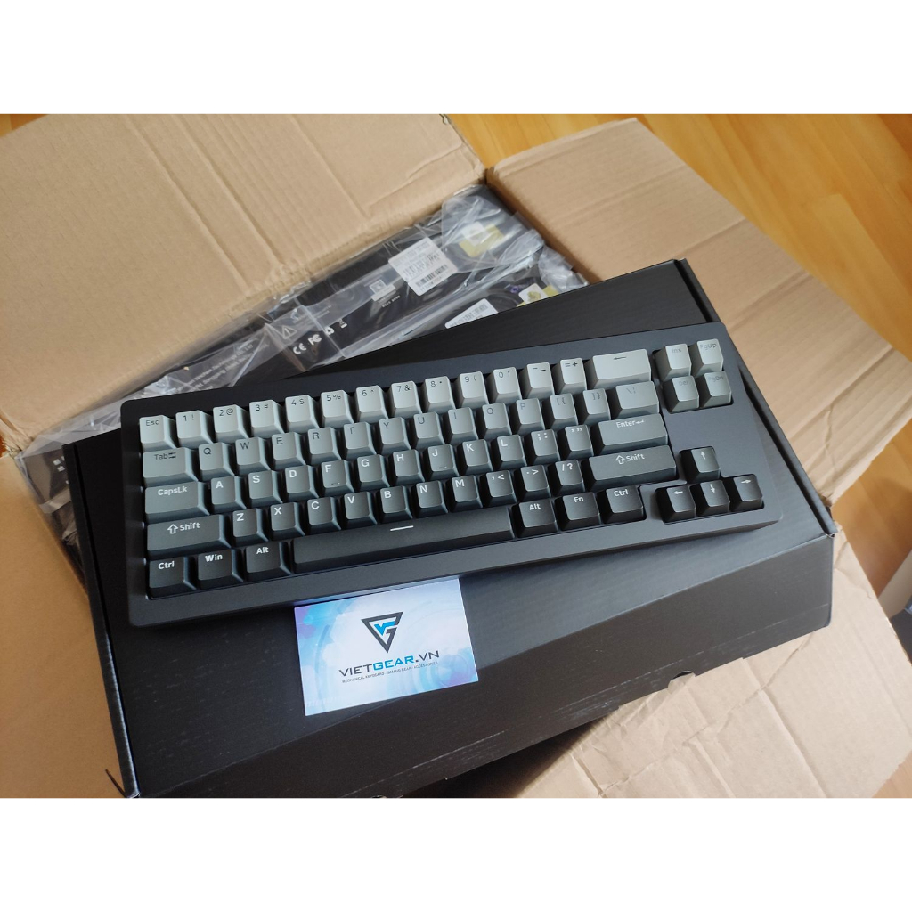 Bàn phím cơ Monsgeek M7W 3 mode không dây led rgb case nhôm hot swap