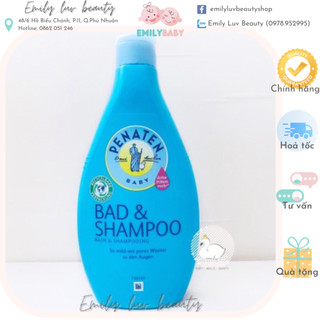 Sữa tắm gội cho bé Penaten 400ml Đức