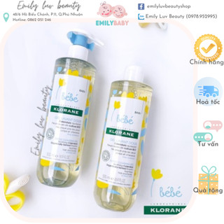 Sữa tắm KLORANE Pháp cho bé sơ sinh và bé nhỏ 500ml