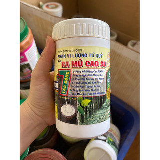 Phân vi lượng tứ quý 7 tác động ra mủ cao su