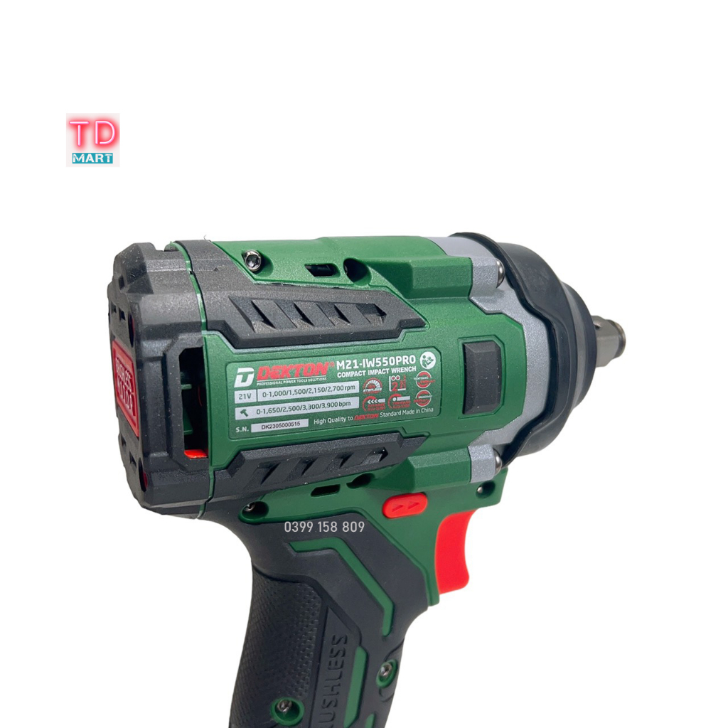 Máy Siết Bulong Dekton M21-IW550PRO / Brushless / 4 Cấp Tốc Độ / Chân Pin Makita Phổ Thông