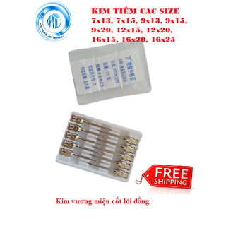  10 vỉ  100 cái  Kim tiêm mũi tiêm gia súc gia cầm hàng Vương miện WH các size 