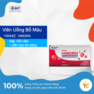 Yanhee Himorin 100 viên Yanhee Himorin bổ máu, bổ sung sắt và chứa vitamin nhóm B
