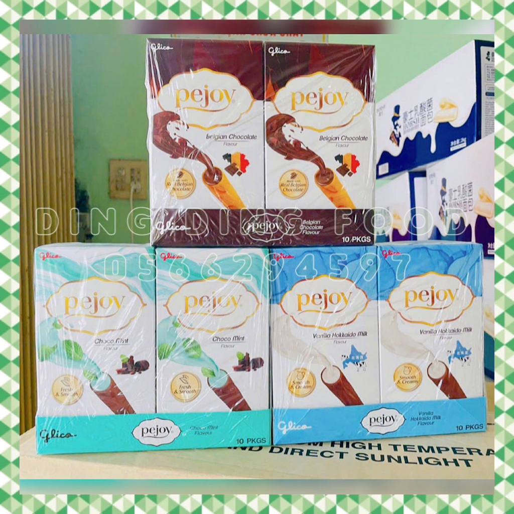 Date 6/2024 - Hộp Bánh Que Pejoy Nhân Kem Tan Chảy 33g 3 Vị , Glico Thái Lan An Vặt, DING DING FOOD