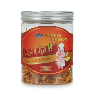   HŨ 110G  THỊT HEO SẤY GIÒN CHÀ CHÀ THẢO NGUYÊN PHÁT  TNP  - Hàng công ty chính hãng. Khô heo sạch. Cam kết chất lượng 