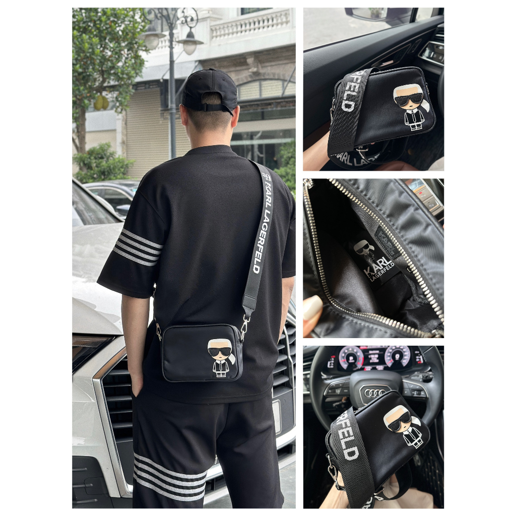 TÚI KARL CHẤT VẢI DÙ UNISEX SZ20