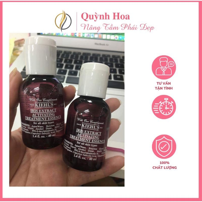 Nước thần Kiehl’s 40ml Iris Extract Activating Treatment Essence chính hãng