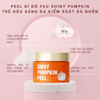 Peel Bí Đỏ FAU Shiny Pumpkin Peel 60g Trẻ hóa, sáng da, giảm viêm. kiểm soát bã nhờn, giảm thâm sau mụn