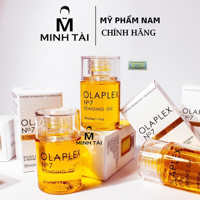 Tinh dầu dưỡng tóc Olaplex No7 tăng độ bóng, độ mềm mượt mái tóc - Hàng chính hãng có tem vỡ và tem phụ tiếng việt