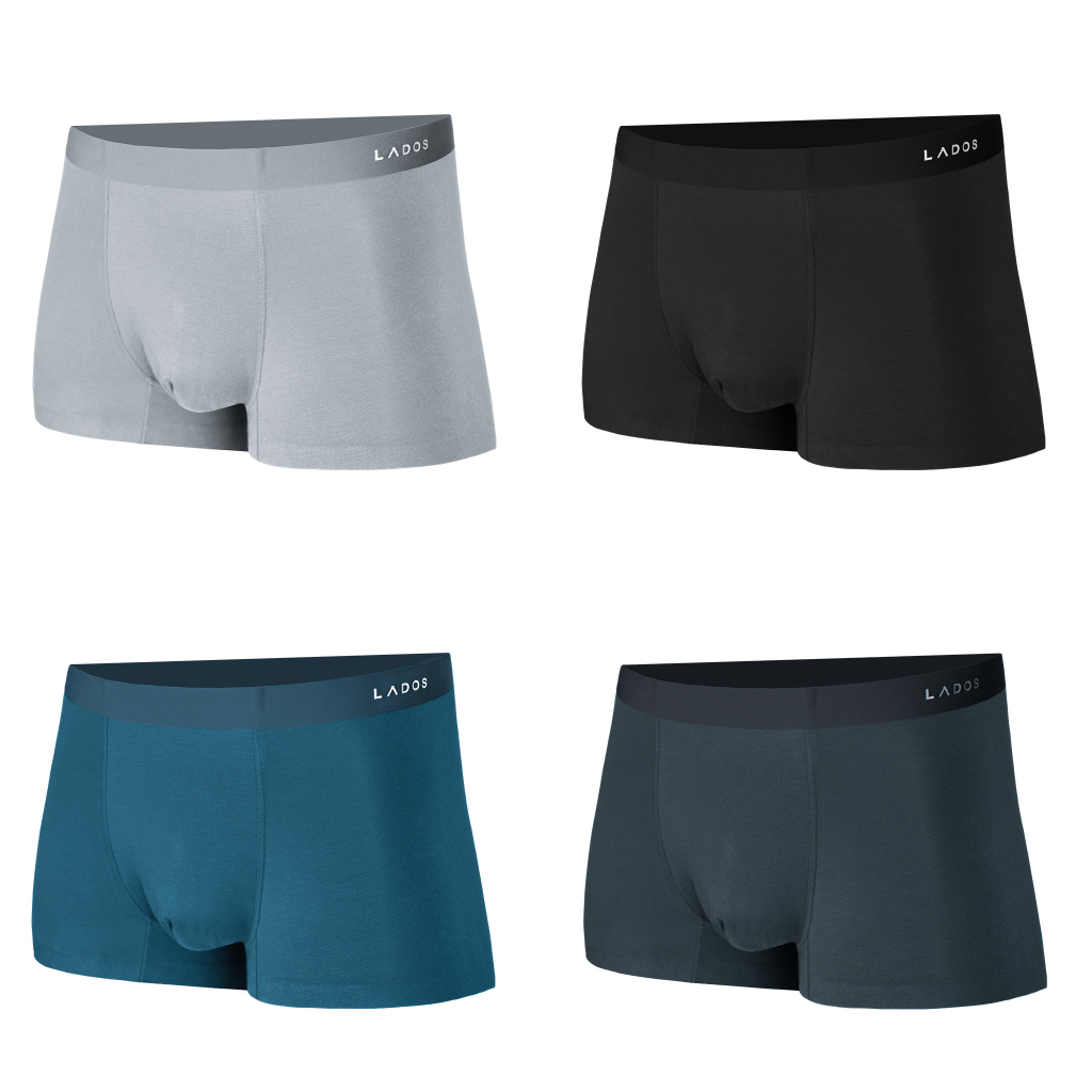 Quần sịp boxer nam cao cấp chất thun sồi Modal thấm hút, kháng khuẩn LADOS-4126 thông thoáng, mềm mại, thoải mái