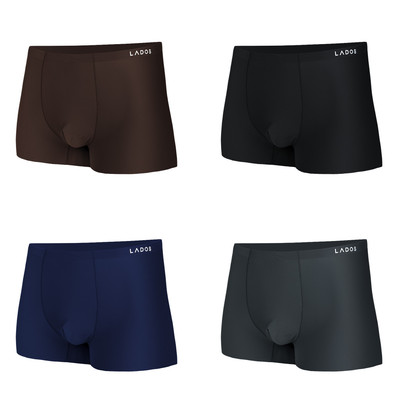 Quần lót boxer nam kháng khuẩn, sợi Micro polyamide mềm mại LADOS-4125 lụa băng mát lạnh, không đường may