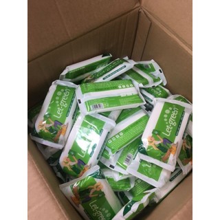KHĂN ƯỚT BỎ TÚI LET-GREEN 10 MIẾNG