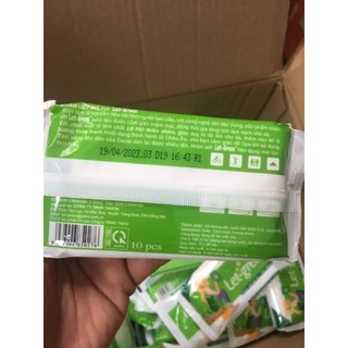KHĂN ƯỚT BỎ TÚI LET-GREEN 10 MIẾNG