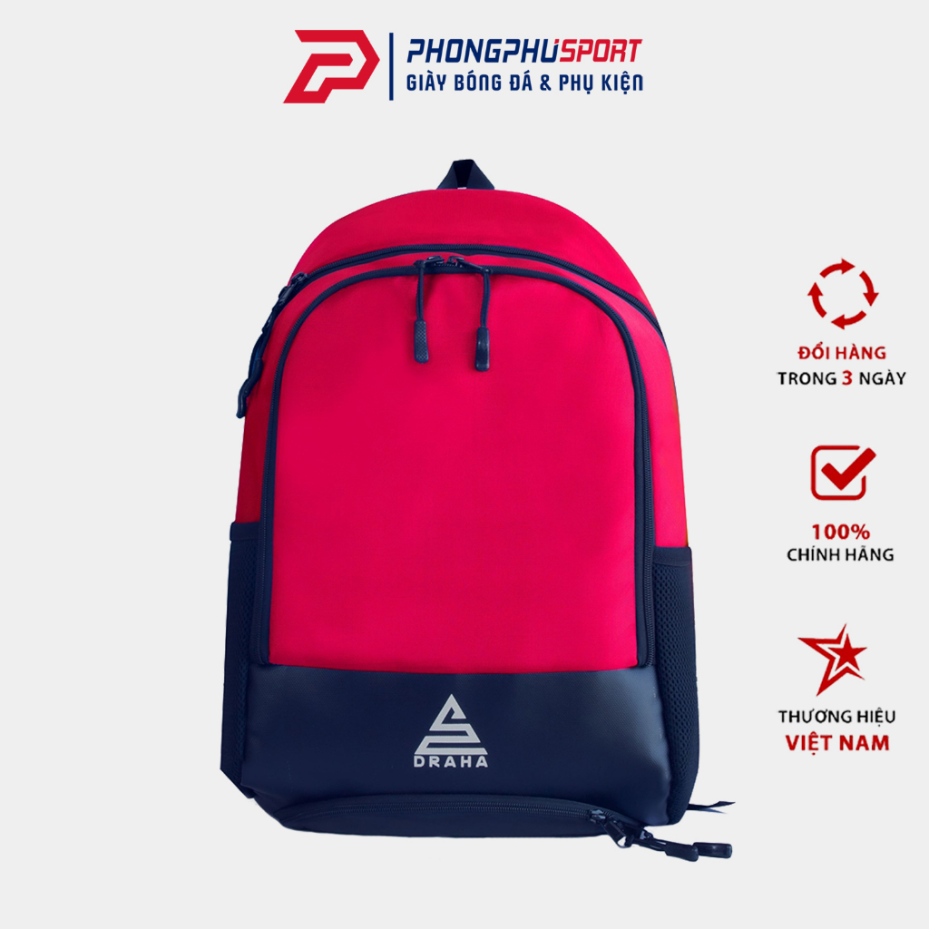 Balo Bóng Đá In Tên Số + Logo Theo Yêu Cầu, Balo Thể Thao Chính Hãng Draha