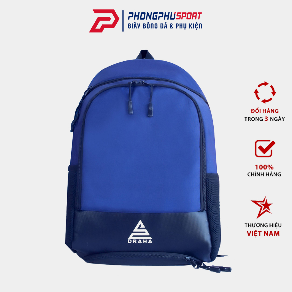 Balo Bóng Đá In Tên Số + Logo Theo Yêu Cầu, Balo Thể Thao Chính Hãng Draha