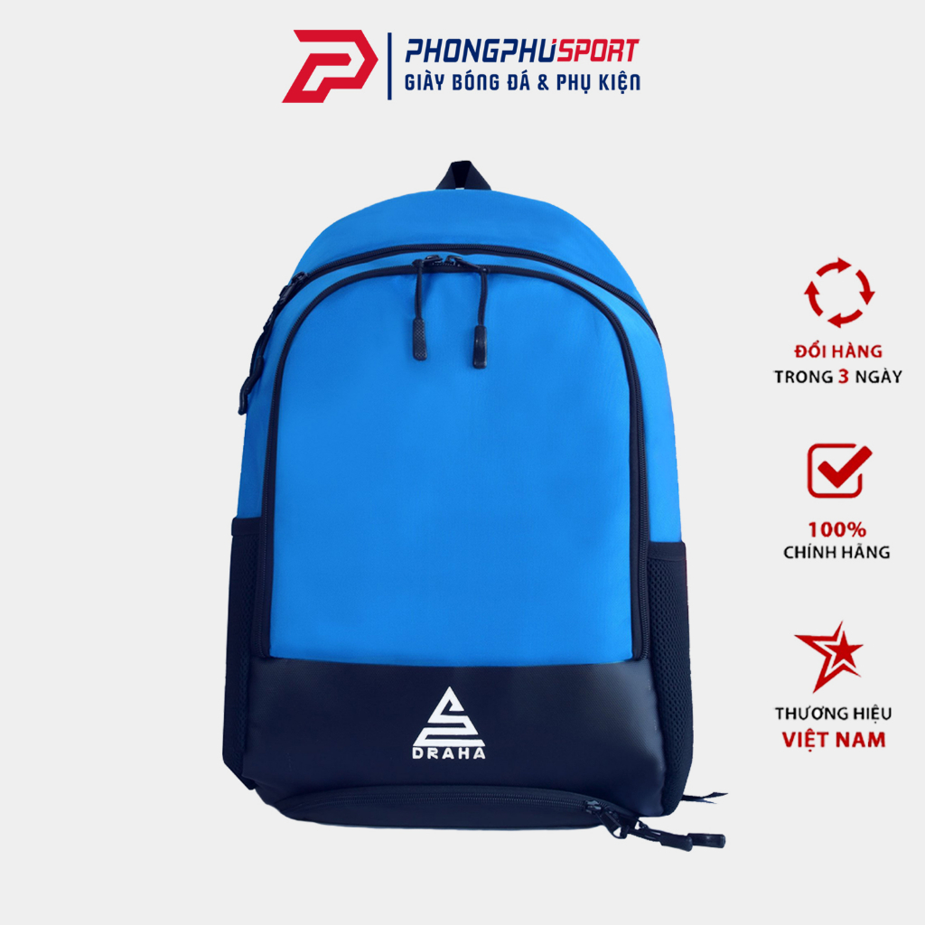 Balo Bóng Đá In Tên Số + Logo Theo Yêu Cầu, Balo Thể Thao Chính Hãng Draha