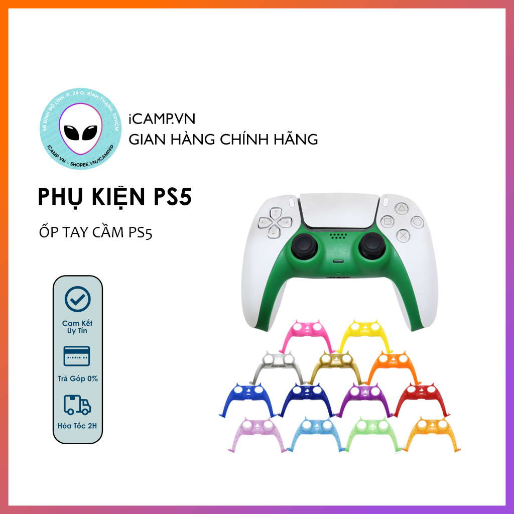 Vỏ Mặt Nạ Tay Cầm PS5 DualSense Nhiều Màu Dễ Dàng Tháo Lắp