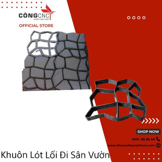 Khuôn lót lối đo sân vườn