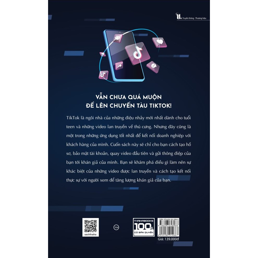 Sách Thái Hà - Tiktok Master - Từ cá nhân đến doanh nghiệp - Jesse Stay