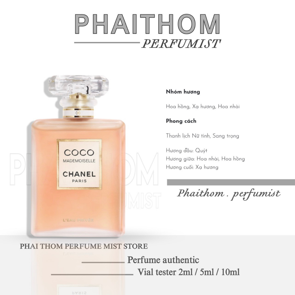 🌟 𝐏𝐇𝐀𝐈𝐓𝐇𝐎𝐌 🌟 COCO MADEMOISELLE L’eau Privee | Nước hoa nữ 🌟