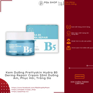Kem dưỡng prettyskin hydra b5 derma repair cream 52ml dưỡng ẩm, phục hồi, trắng da