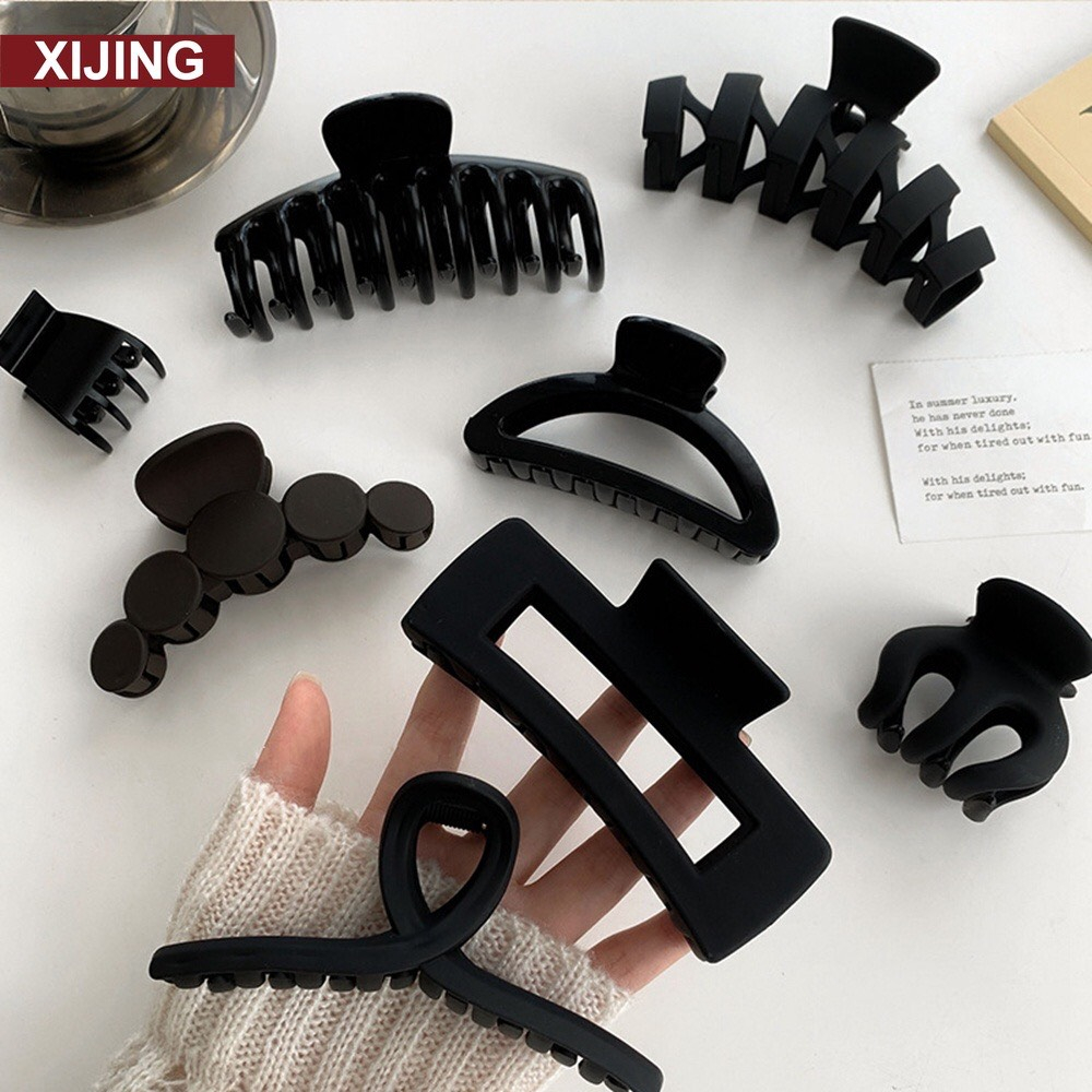 Kẹp Tóc Hình Cá Mập Màu Xanh Dương Nhám Kiểu Hàn Quốc Thời Trang Mùa Hè