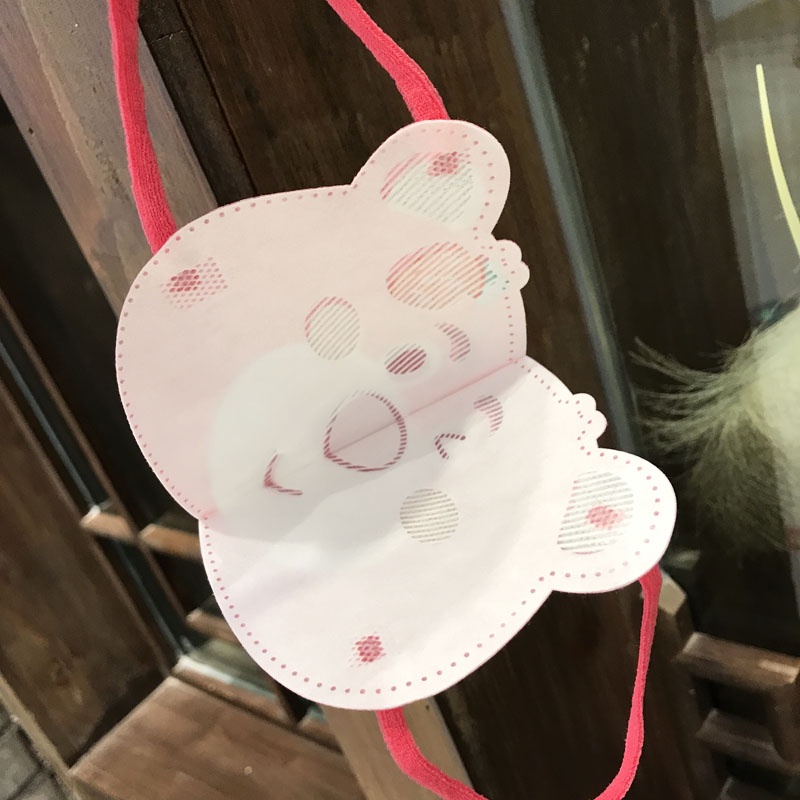 Sét 10 Khẩu Trang Gấu Dâu Lotso Cho Bé Khẩu Trang Hoạt Hình Cute Dễ Thương