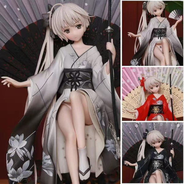 Mô hình nhân vật Kasugano Sora kèm quạt cực xinh bằng nhựa bền giá rẻ phù hợp sử dụng cho mọi lứa tuổi
