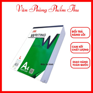  Tập Giấy A4 Kẻ Ngang Vở Xé sổ Xé A4 Loại Keo Gáy Ở Trên Độ Dày 25 Tờ Dùng Ghi Chép Kẹp Trong Bìa Hồ Sơ Matastore 
