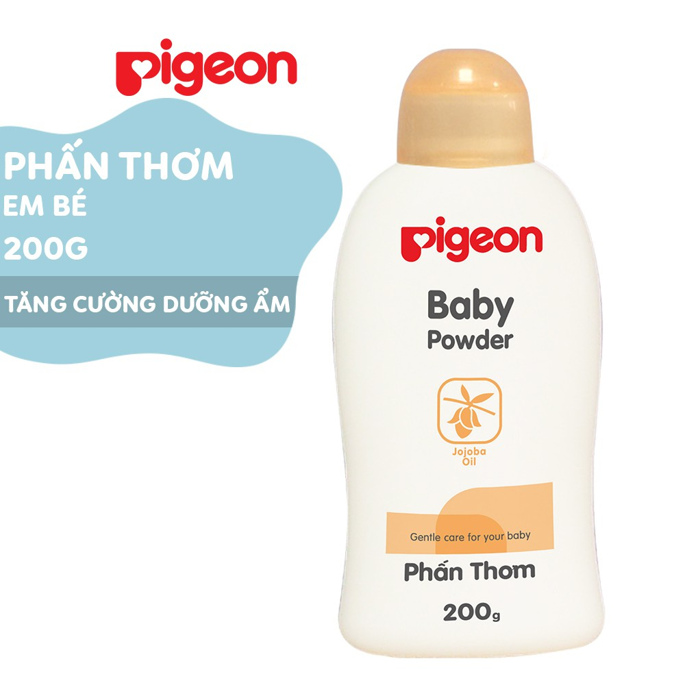 Phấn thơm em bé Pigeon Nắp màu 100g và 200g B2