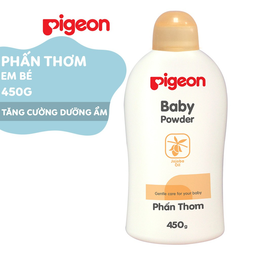 Phấn thơm em bé Pigeon Nắp màu 100g và 200g B2