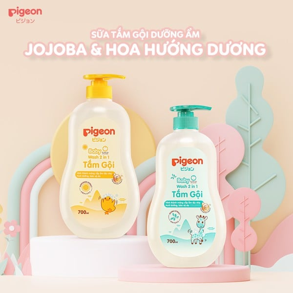 Tắm Gội Dịu Nhẹ Pigeon Hương Jojoba 200Ml  mã sp D51202400