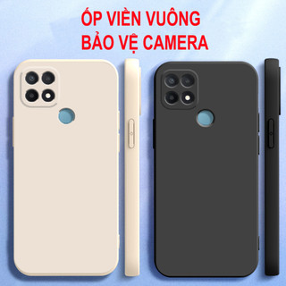 Ốp lưng Oppo A15 / A15s cạnh vuông, viền vuông, tpu dẻo mền mịn siêu bền