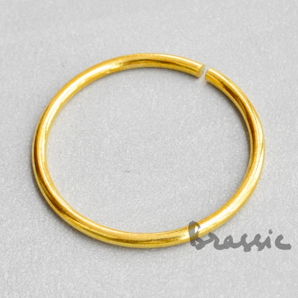 Vòng tay đồng nam nữ, kiềng đồng trơn vintage VT27, có hai loại đồng thau và đồng đỏ