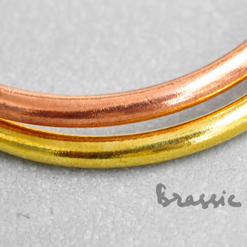 Vòng tay đồng nam nữ, kiềng đồng trơn vintage VT27, có hai loại đồng thau và đồng đỏ