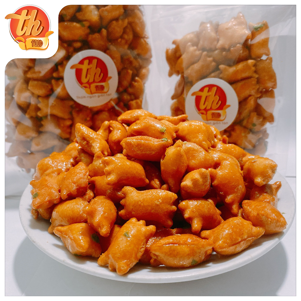 500G Cua Béo Mỡ Hành Giòn Rùm Rụm, Bánh Cua Vị Mỡ Hành Thơm Ngon Đặc Biệt