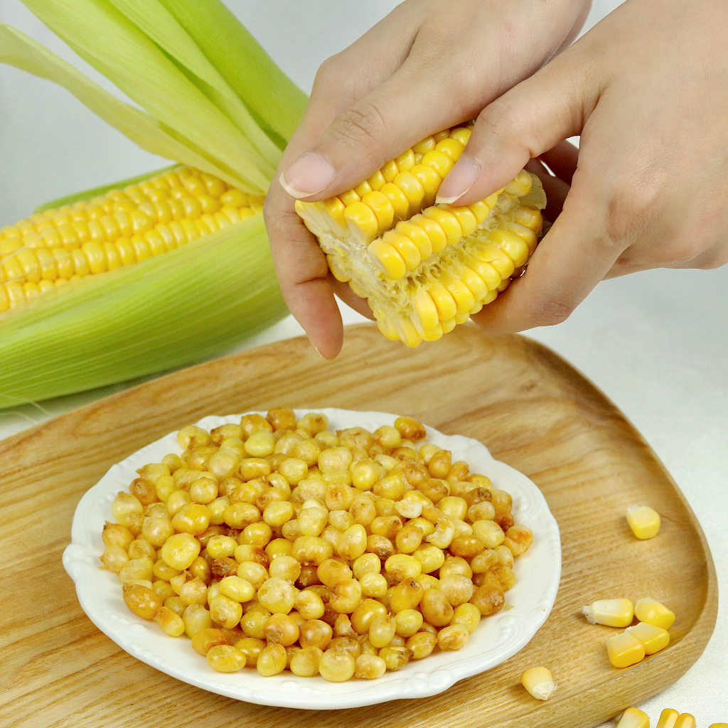 1kG Ngô nếp non sấy giòn TH Healthy Food không cay không chất bảo quản