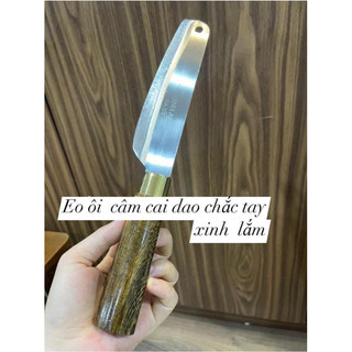 Dao thái gọt cán gỗ đa sỹ không gỉ thép nhật