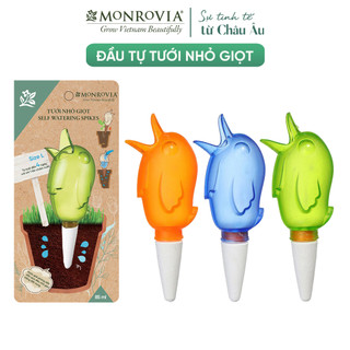 Đầu tưới cây tự động Monrovia hình con chim, tưới nhỏ giọt, kéo dài 24h, tiêu chuẩn Châu Âu
