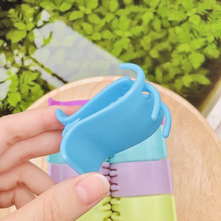 1 chiếc kẹp tóc nhám màu pastel 5 răng (được chọn màu)