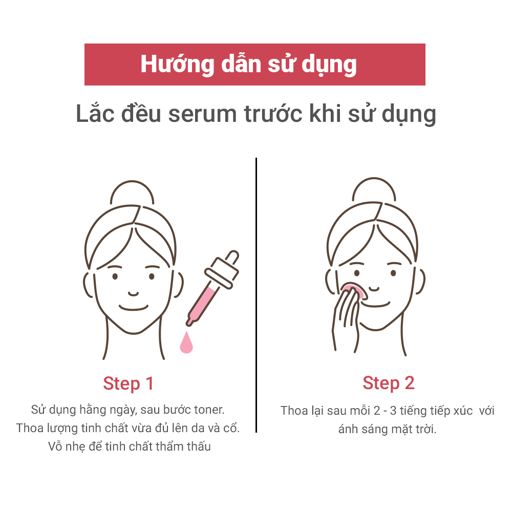 Serum Chống Nắng Nâng Tông  LOVELYCC Pink Tone-up Sun Serum SPF50+ PA+++ 30ML