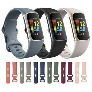Dây đồng hồ Fitbit Charge 5 và Fitbit Charge 6 | Chất liệu silicon cao su | nhiều màu