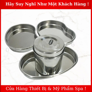 Khay inox chữ nhật đựng dụng cụ