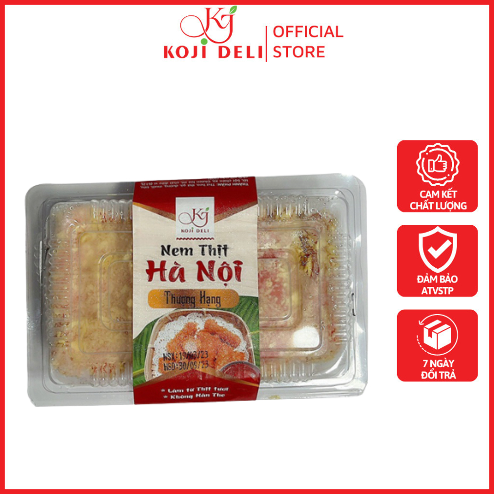 [Combo 5 Gói Nem Thịt] Nem Thịt Hà Nội KOJIFood  Thơm Ngon