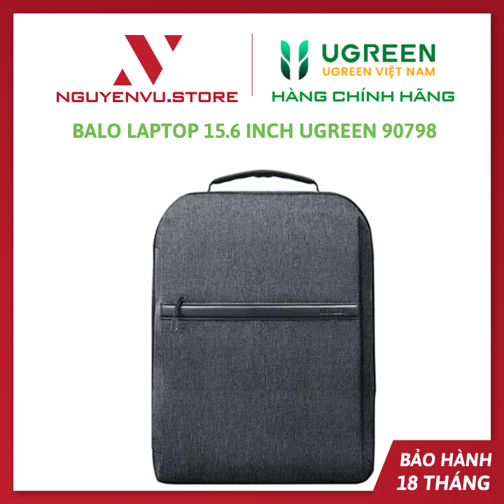Balo laptop Ugreen 90798 15.6 inch chống thấm nước - Hàng Chính Hãng