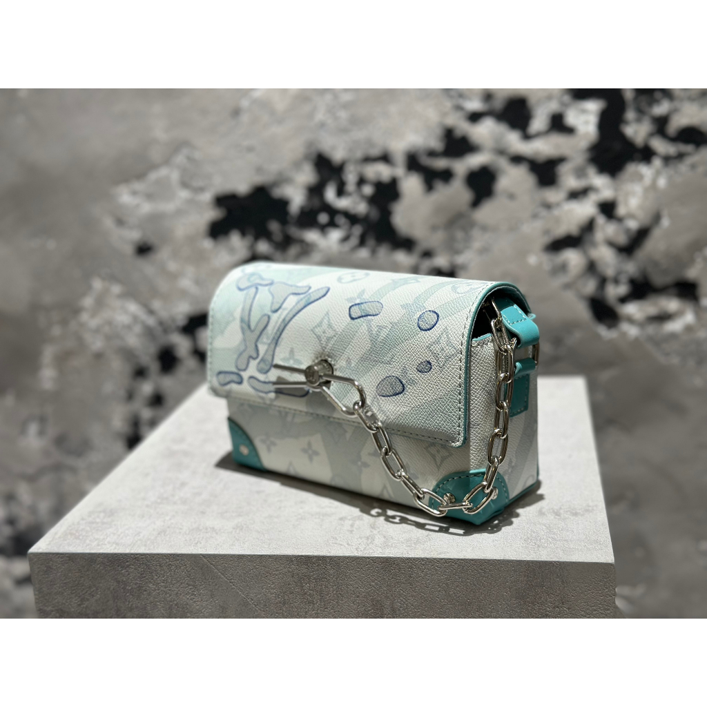 TÚI LV STREAMER MÀU XANH TAO NHÃ SZ18